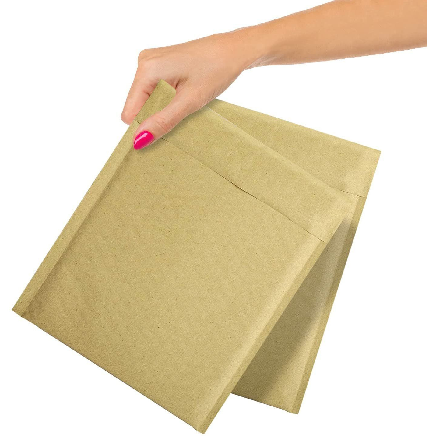 Kraft Bubble Mailers 6 x 9 Natural Brown Kraft Bubble Envelopes Pack of 25 Water Resistant Self Seal Padded Mailers Poly and Paper Envelope Mailers Lightweight Bubble Mailer Envelopes(D0102H93gD7)