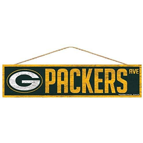 Green Bay Packers Sign 4x17 Wood Avenue Design