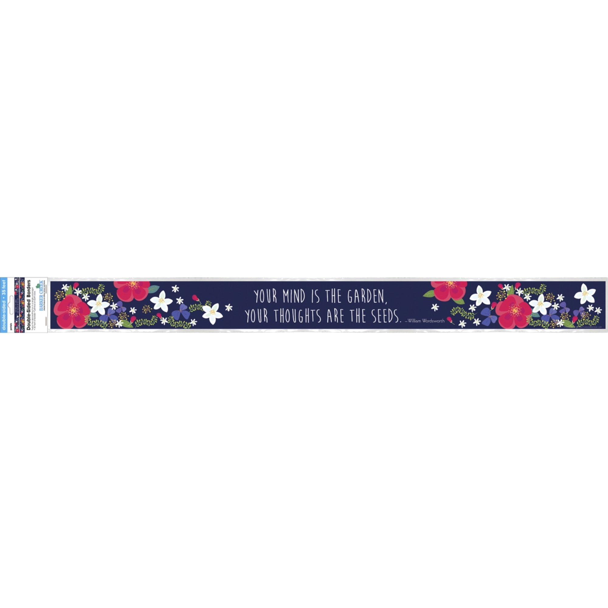Barker Creek Petals Double-Sided Border, 35 Feet