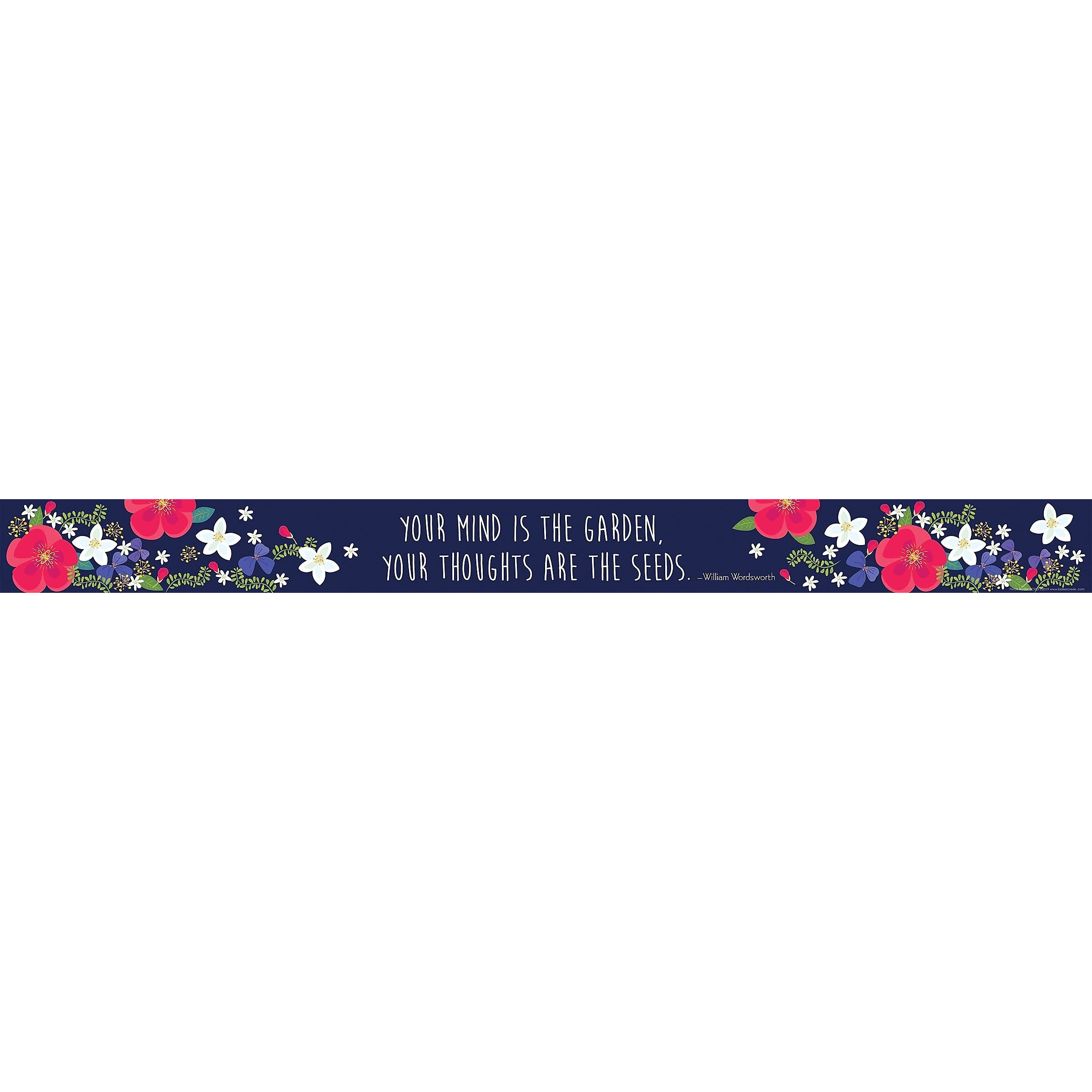 Barker Creek Petals Double-Sided Border, 35 Feet