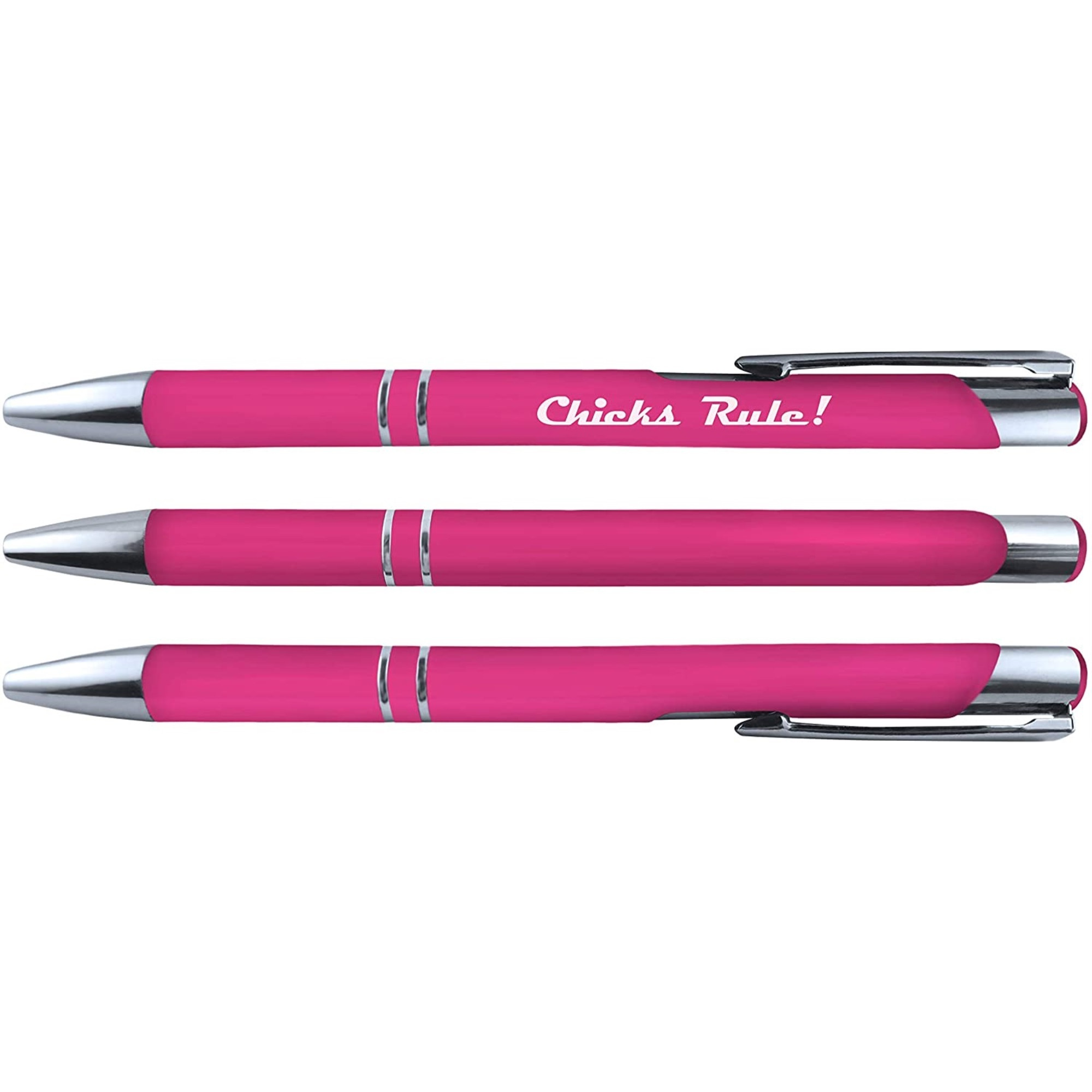Soft Touch Breast Cancer Awareness 3 Design 6 Pen Set 36082
