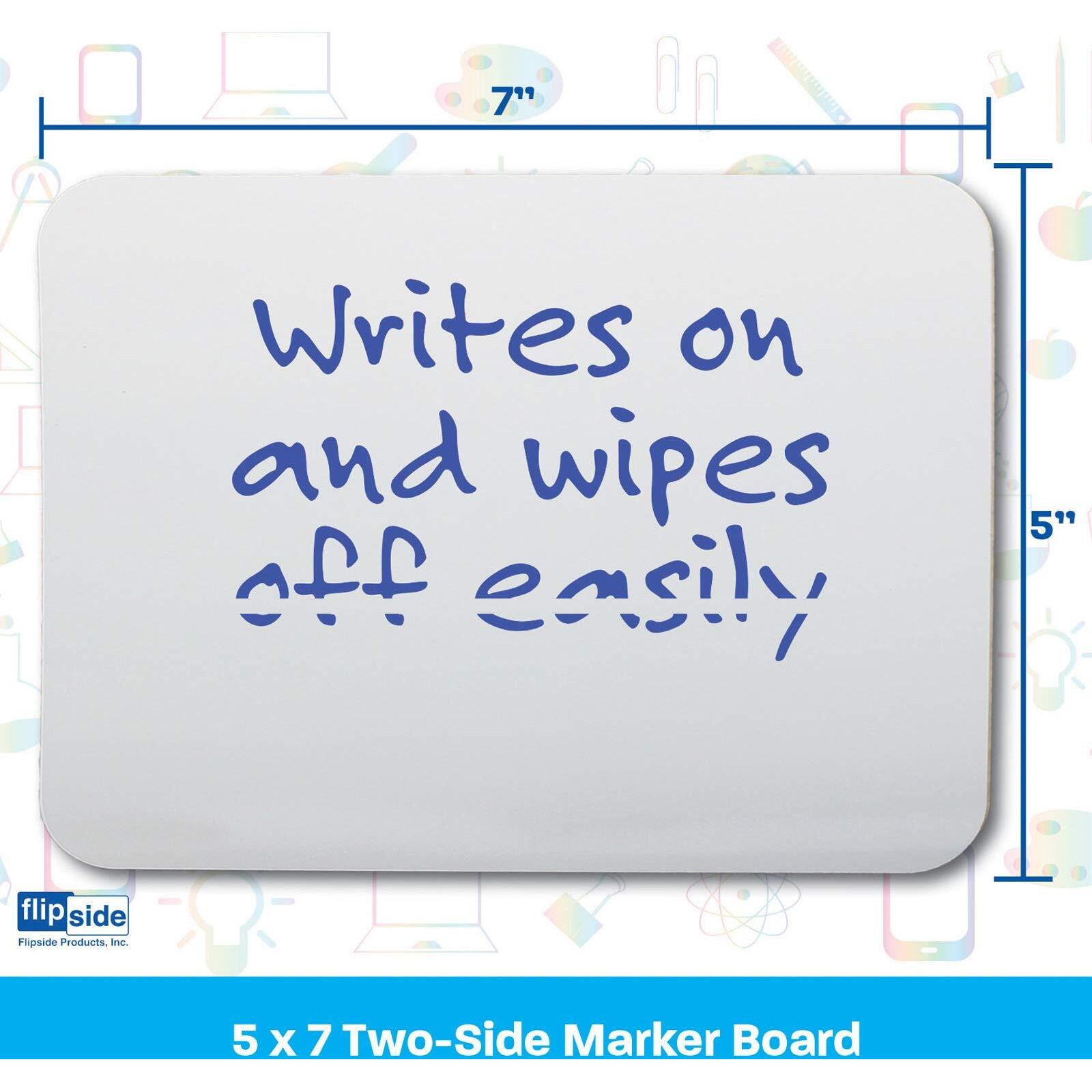 DRY ERASE BOARD TWO-SIDED 5X7