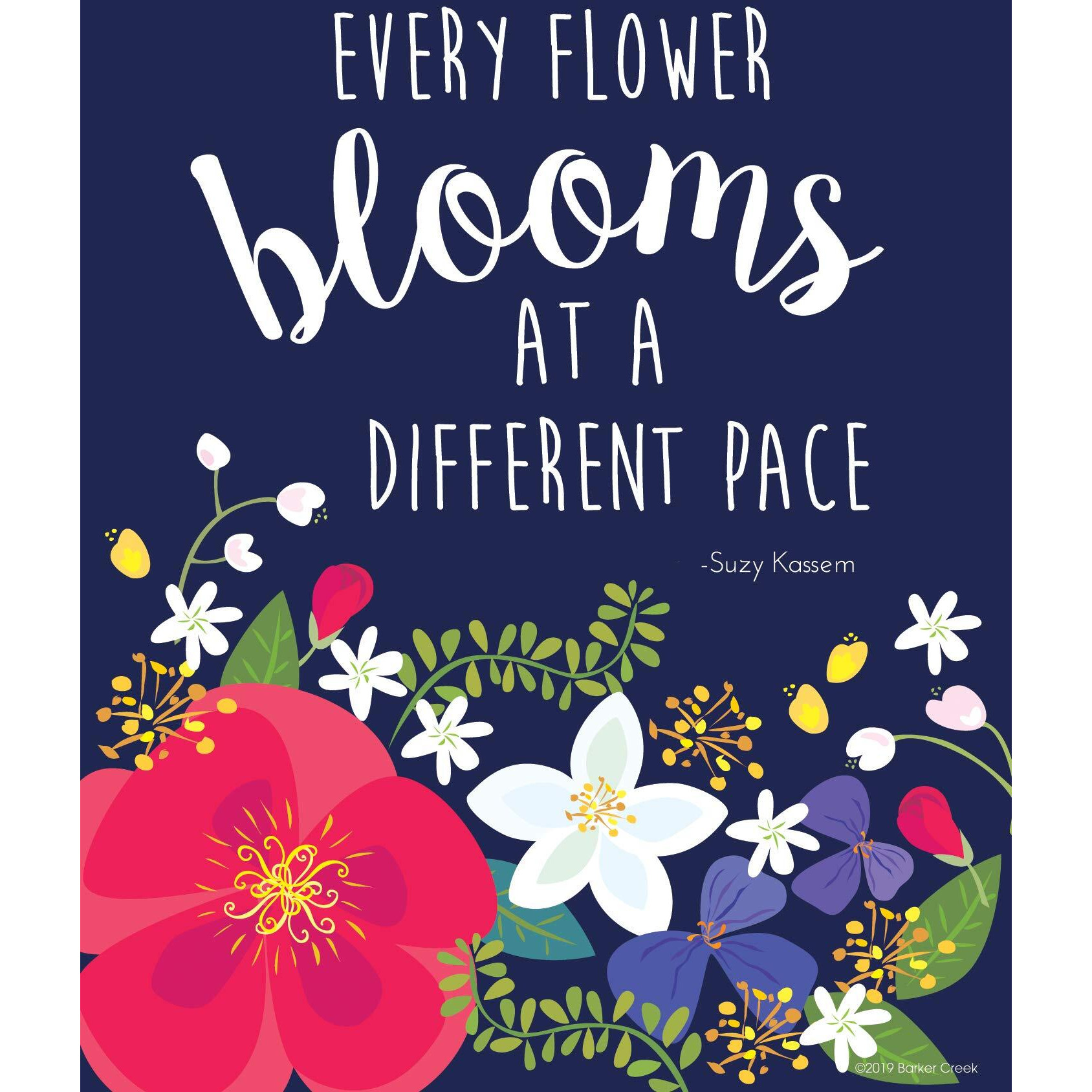 Barker Creek Petals & Prickles Art Prints, 8 x 10 Inches, Set of 4