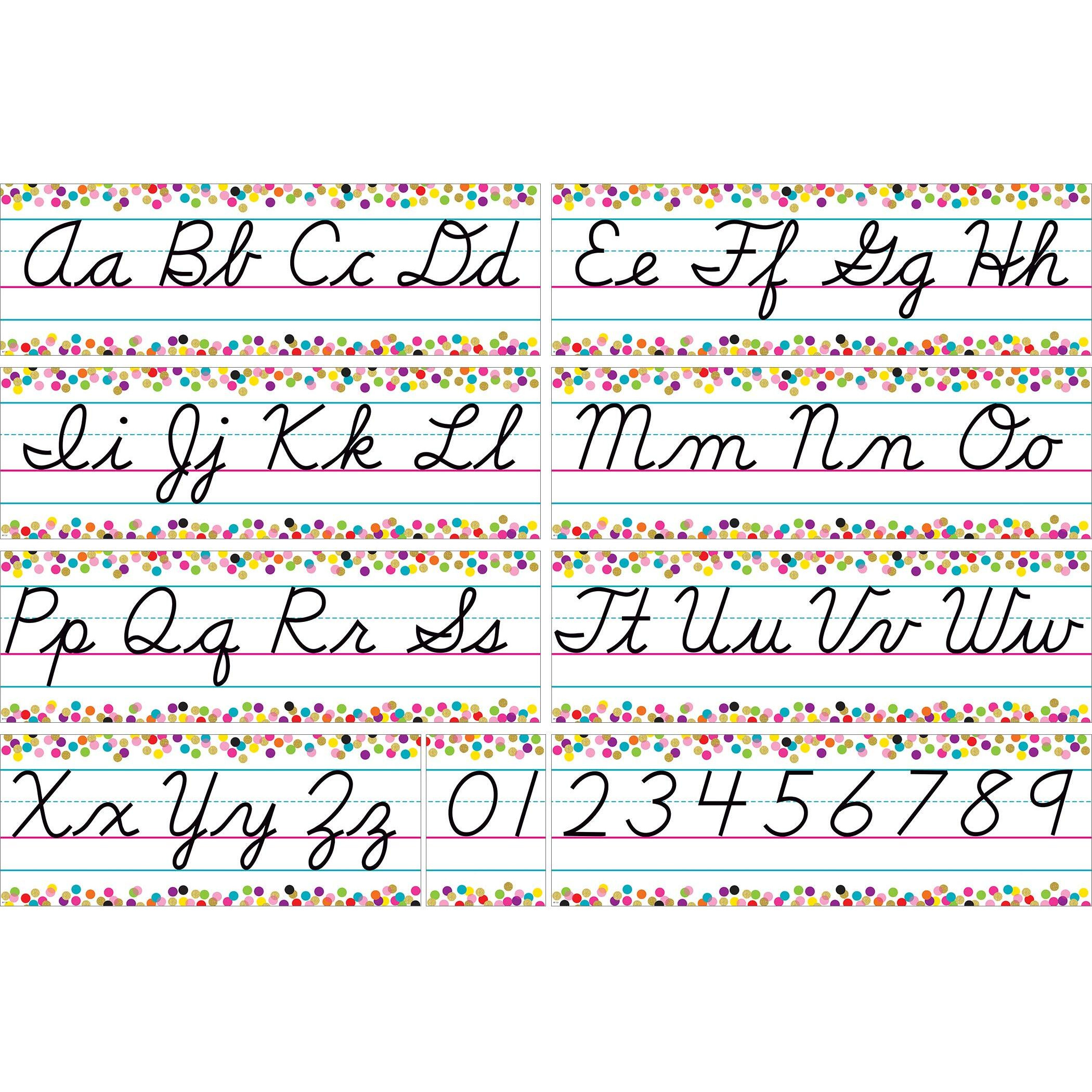 CURSIVE WRITING BULLETIN BOARD ST