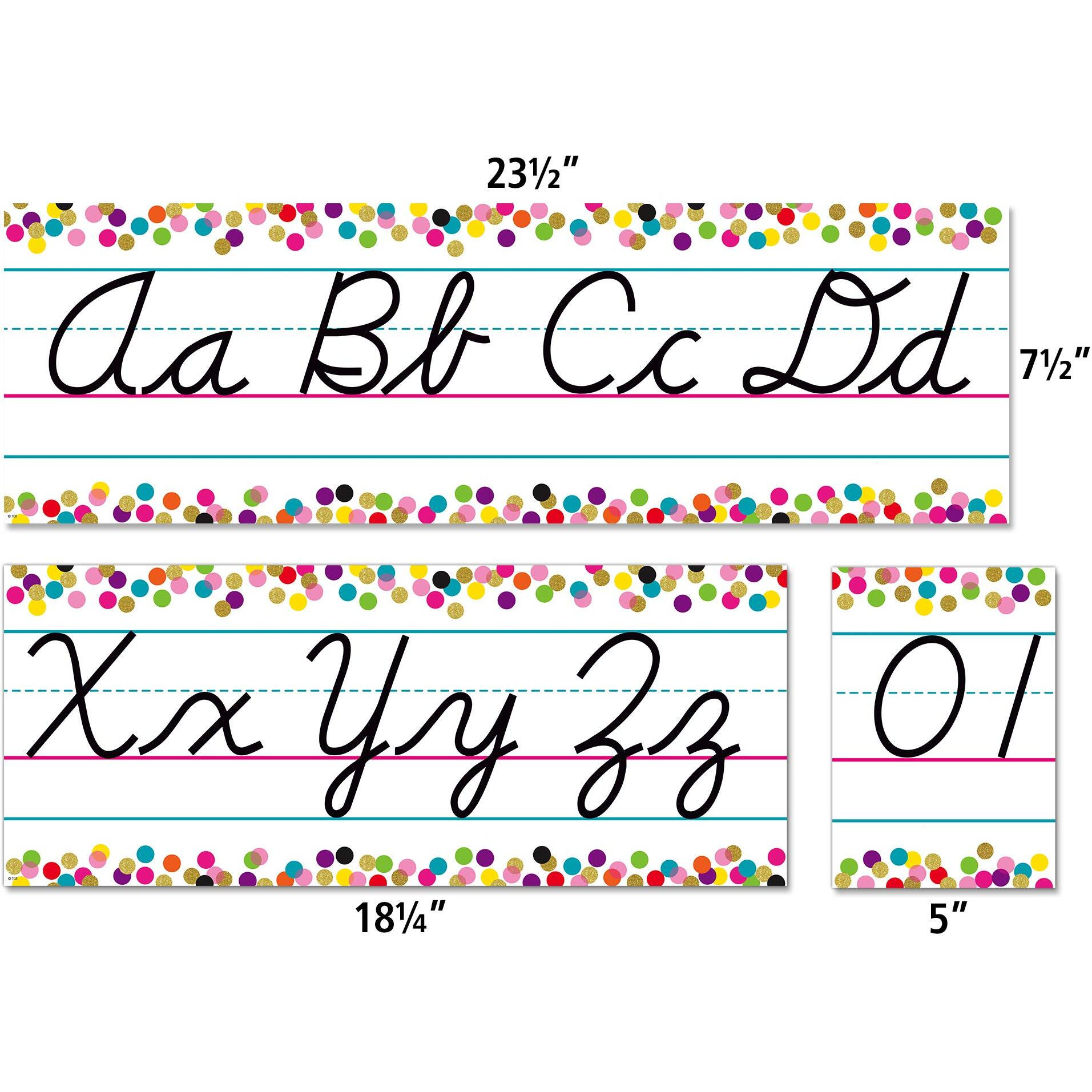 CURSIVE WRITING BULLETIN BOARD ST