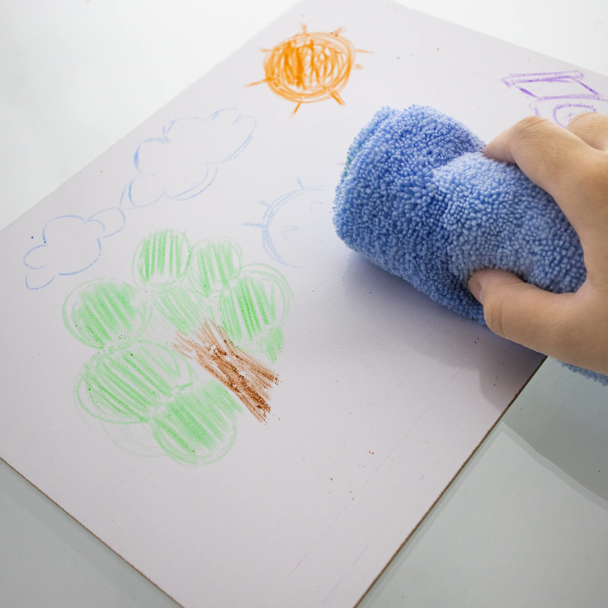 BAZIC 9" X 12" Double Sided Dry Erase Learning Board w/ Marker