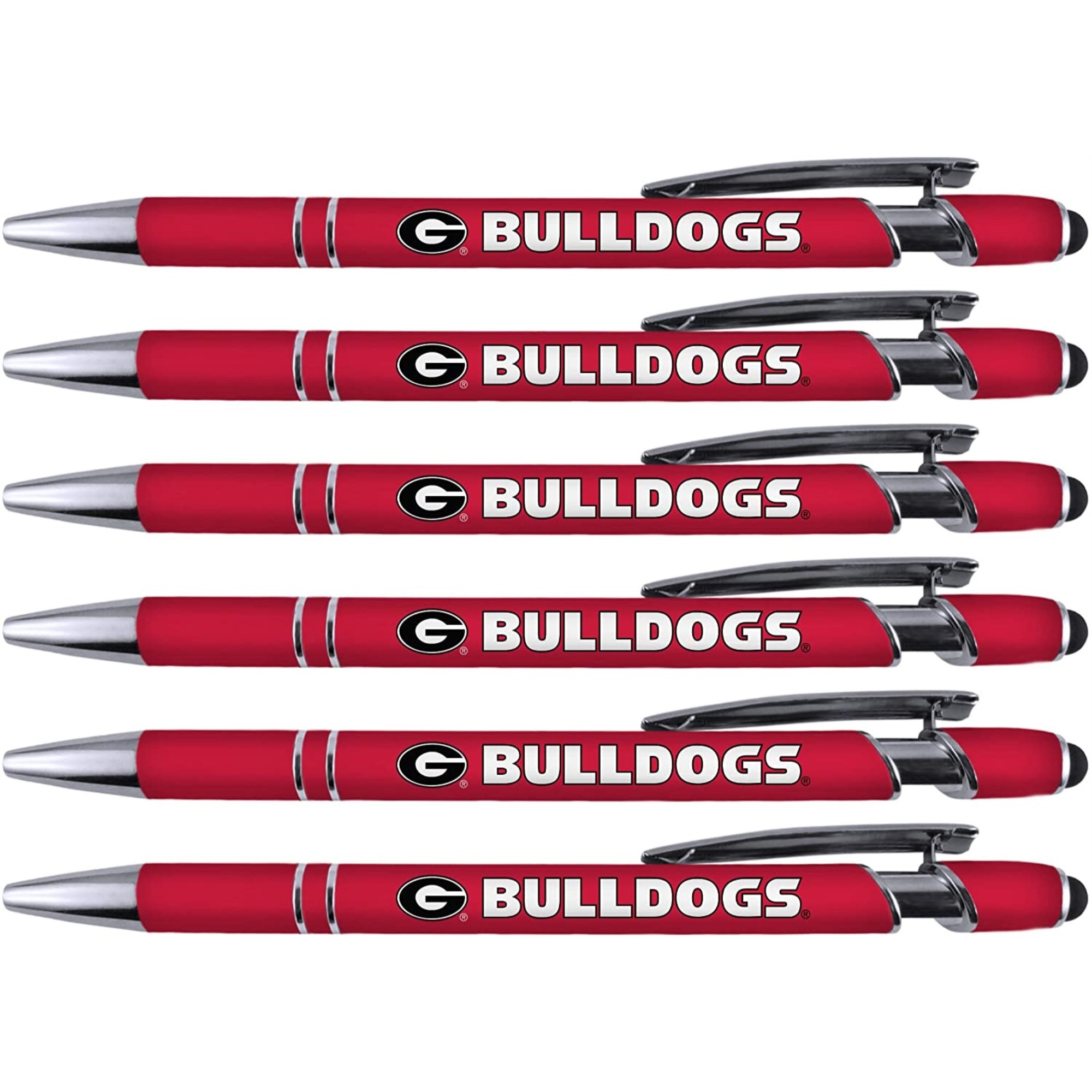 Greeting Pen Georgia Soft Touch Coated Metal 6 Pack 30504