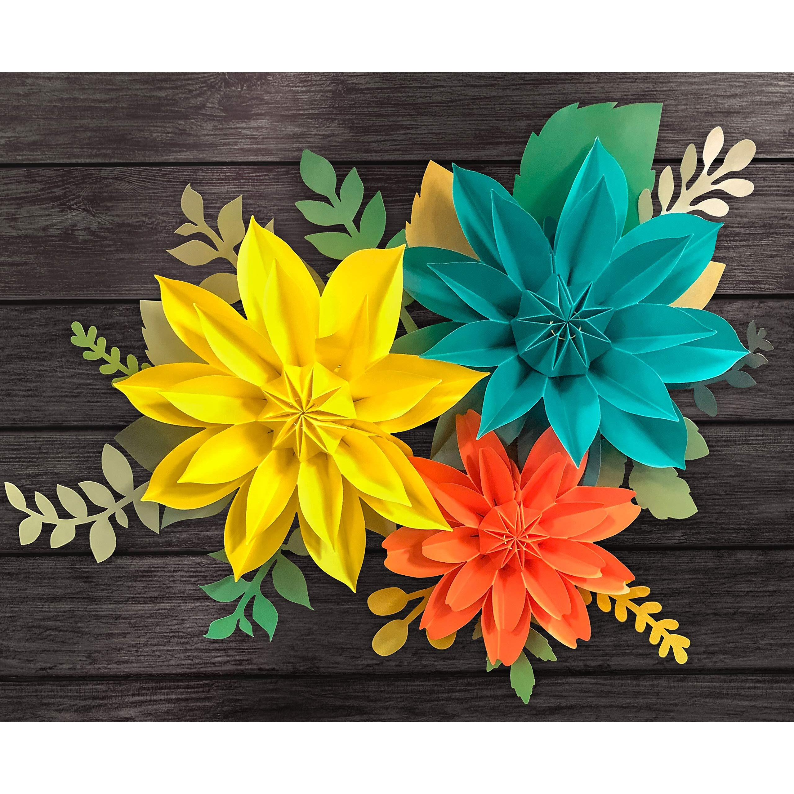 BEAUTIFUL BRIGHTS PAPER FLOWERS