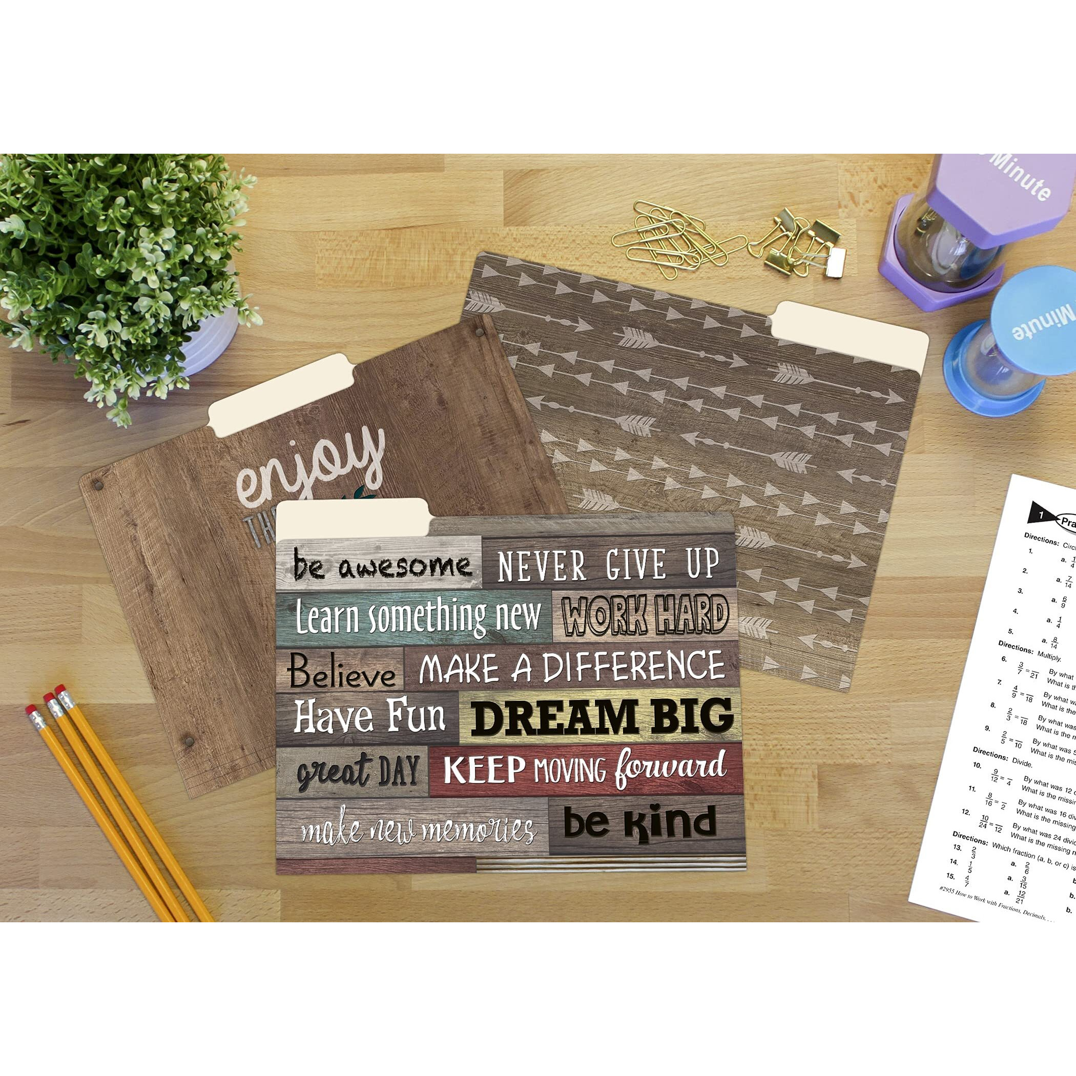 FARMHOUSE CHICFILE FOLDERS