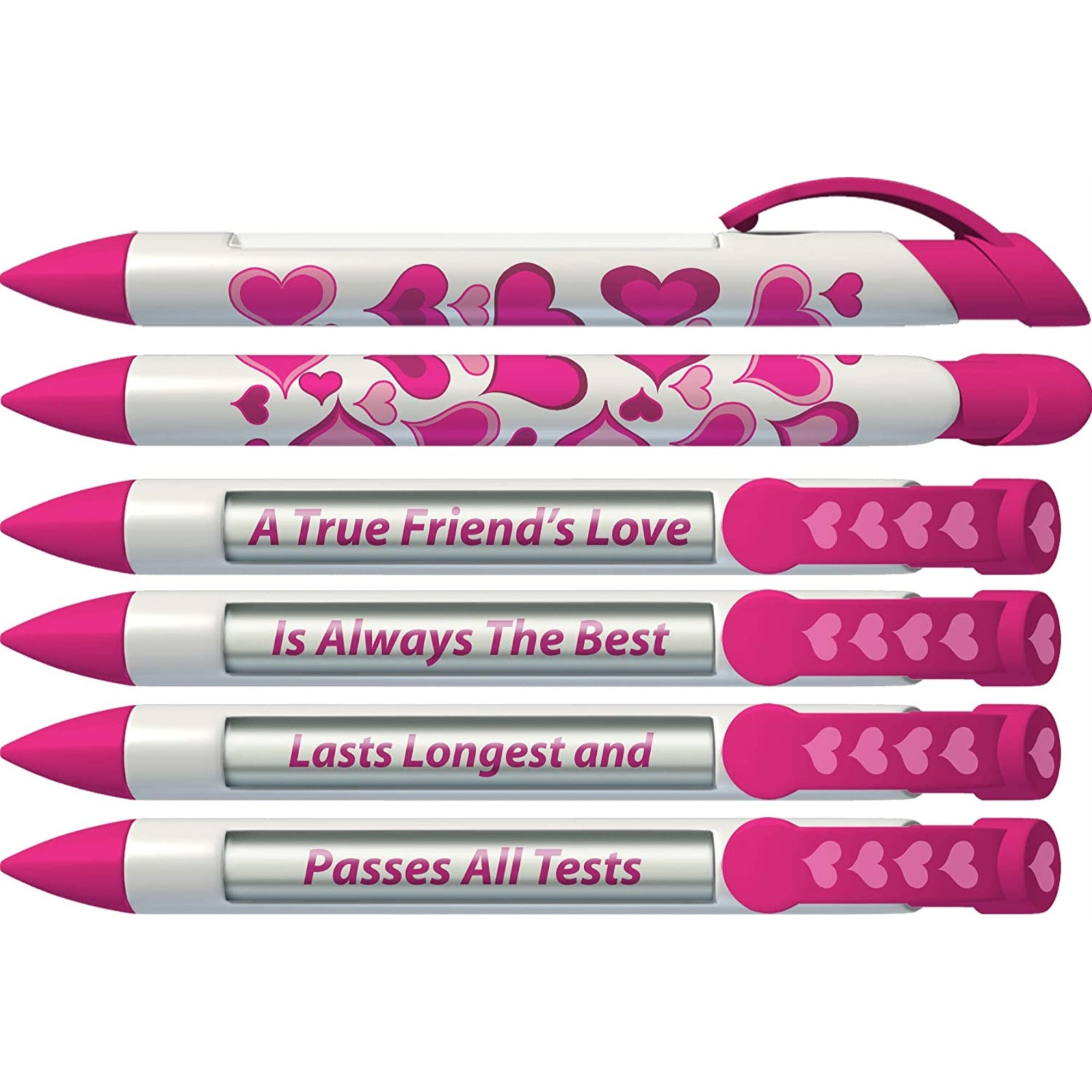 Greeting Pen Friend Pen - Daisy and Heart Trio 6 Pen Set 36543