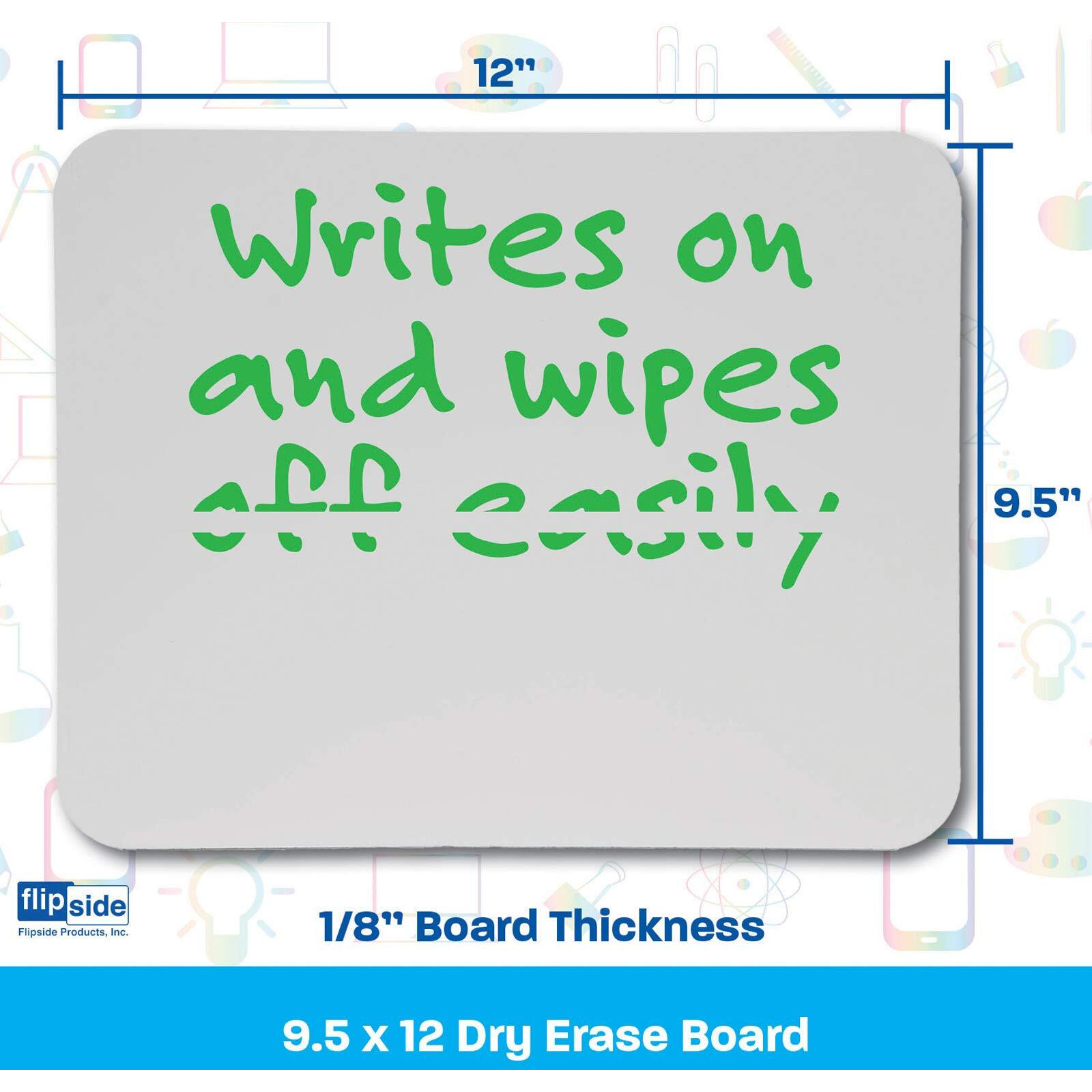(6 EA) DRY ERASE BOARD 9.5X12