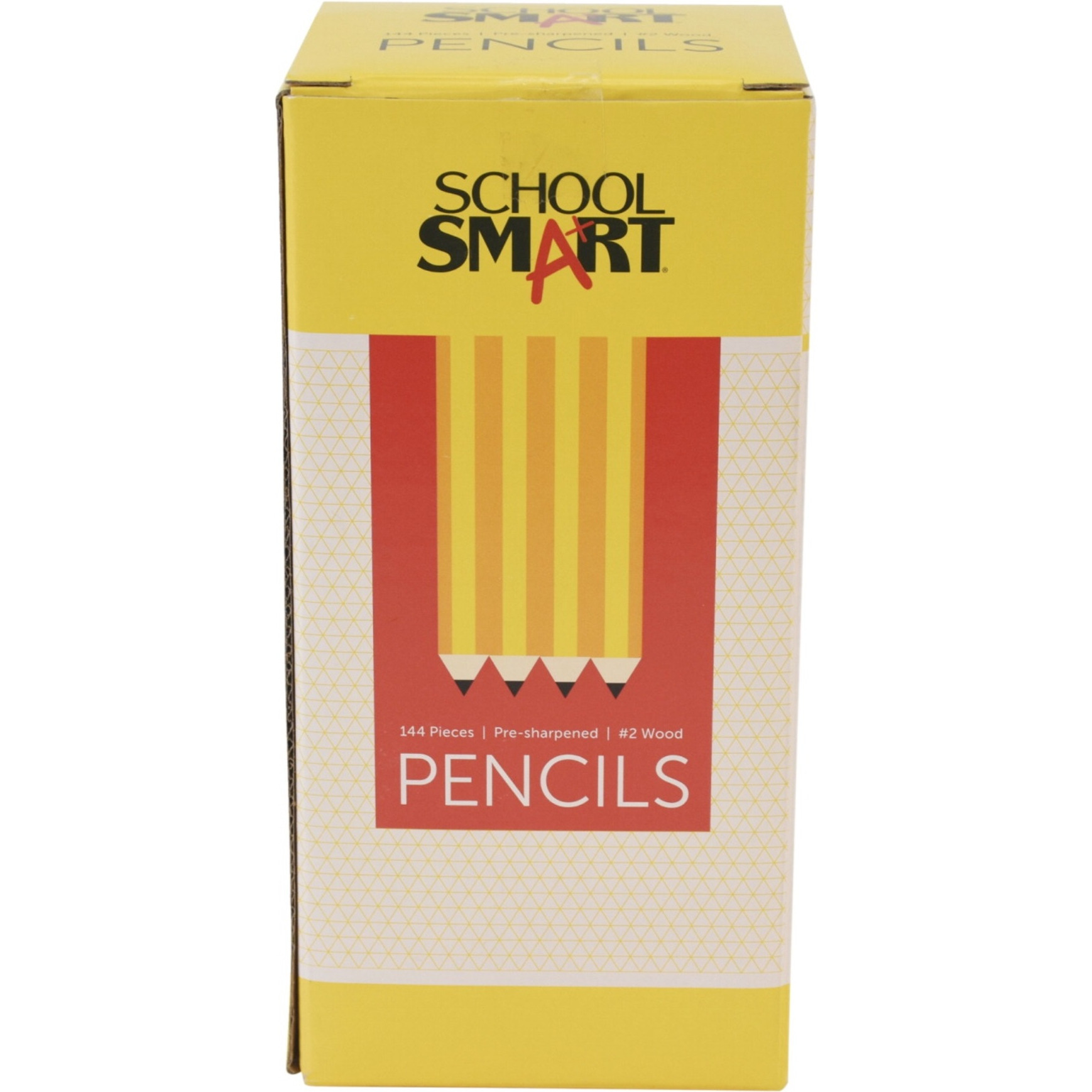School Smart Hexagonal Pencils, Pre-Sharpened, Number 2, Pack of 144