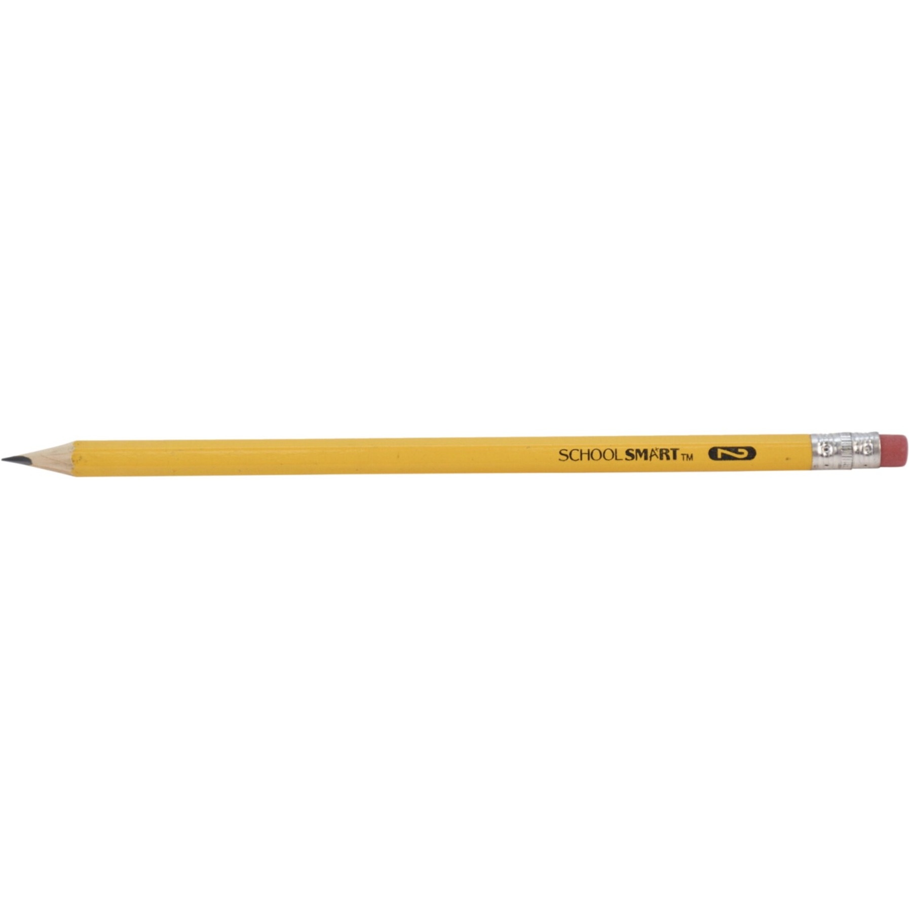 School Smart Hexagonal Pencils, Pre-Sharpened, Number 2, Pack of 144