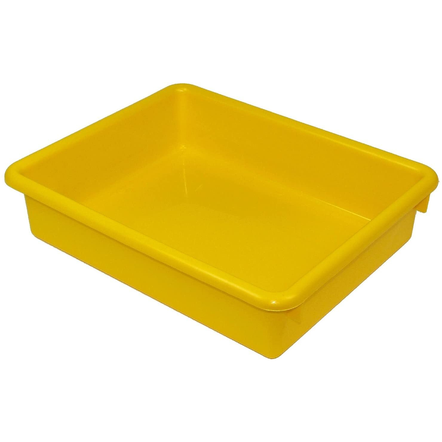 (3 EA) 3IN YLW STOWAWAY LETTER TRAY