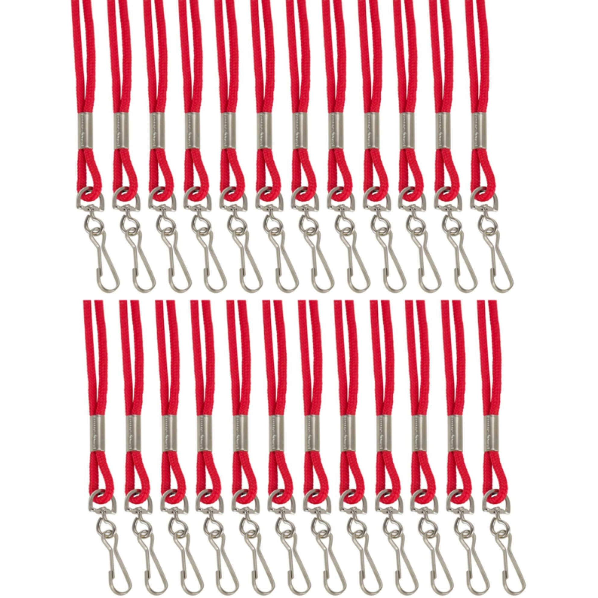 (24 EA) STANDARD LANYARD RED