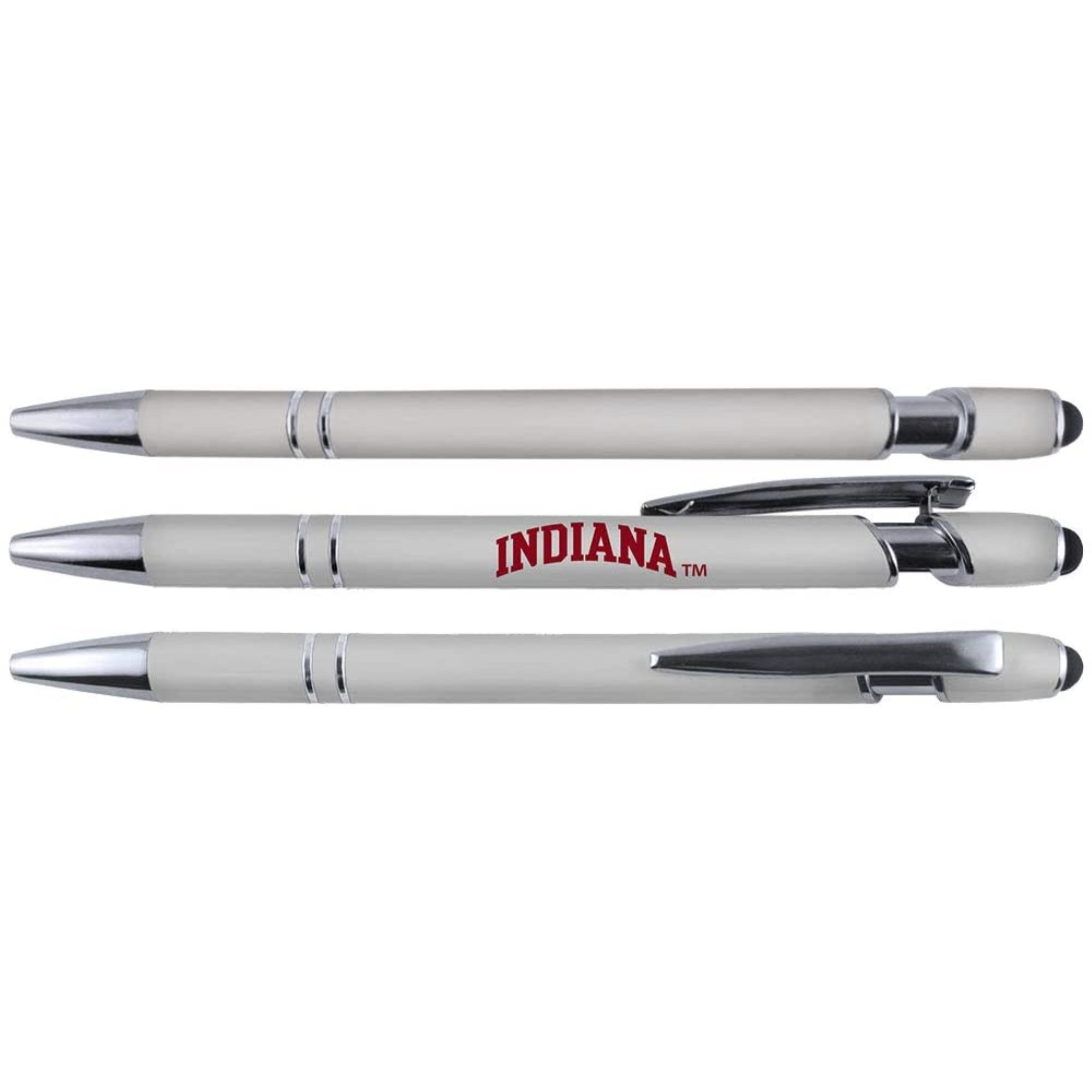 Indiana Hoosiers Gift Set - Spiral Notebook and Comfort Feel Metal Pen (2332)