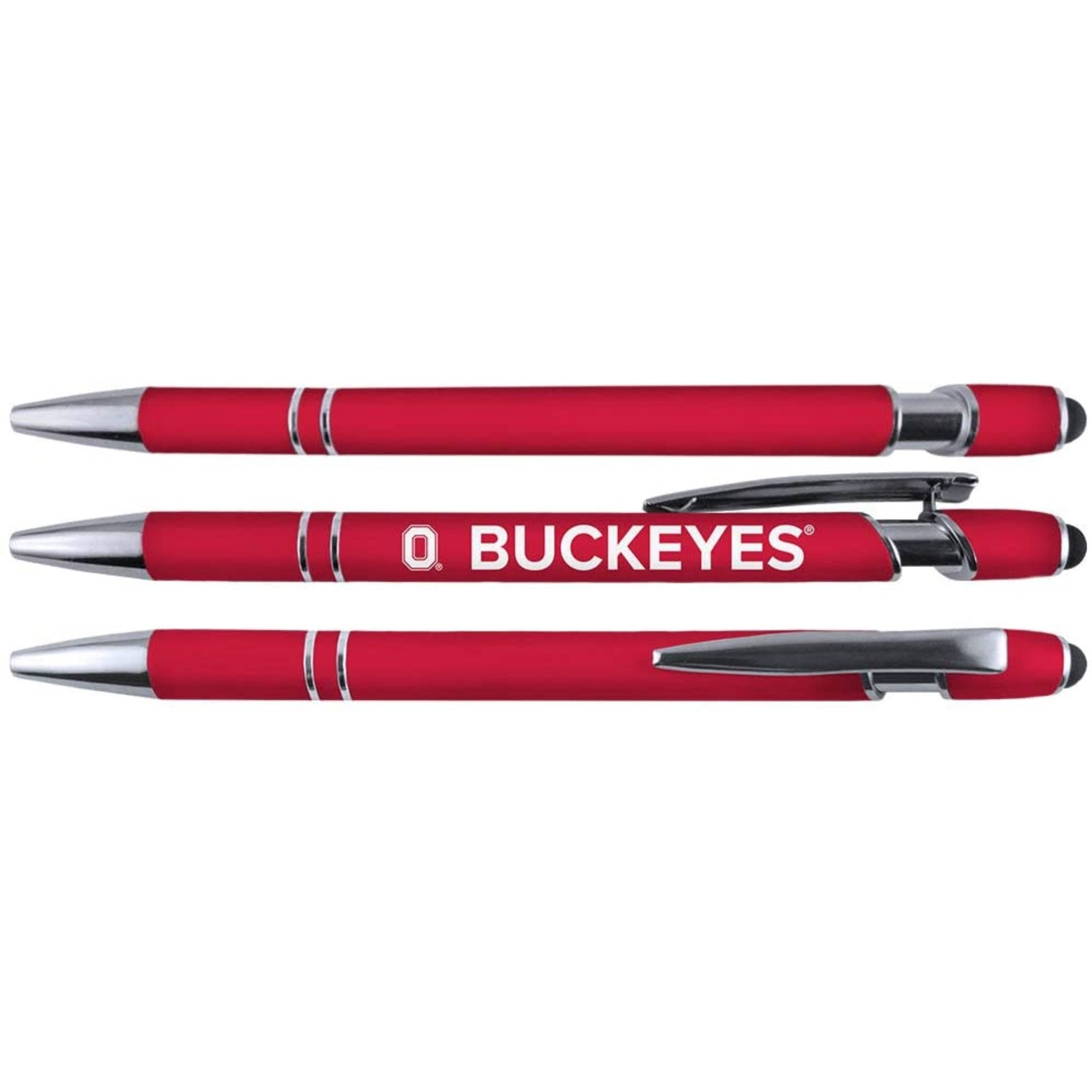 Ohio State Buckeyes Gift Set -Spiral Notebook and Comfort Feel Metal Pen (2343)