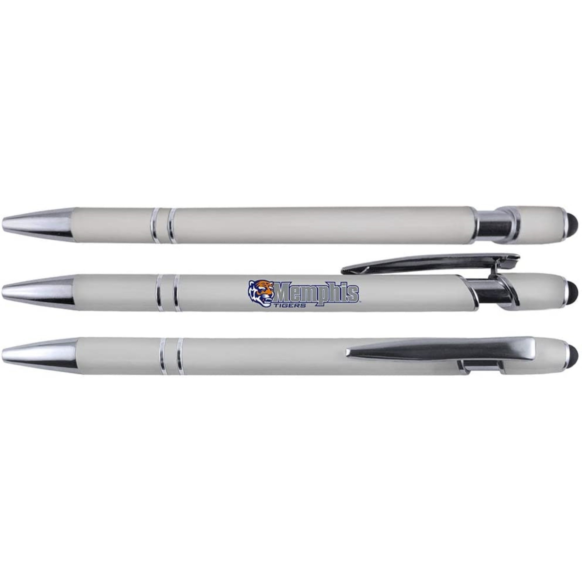 Memphis Tigers Gift Set - Spiral Notebook and Comfort Feel Metal Pen (2369)