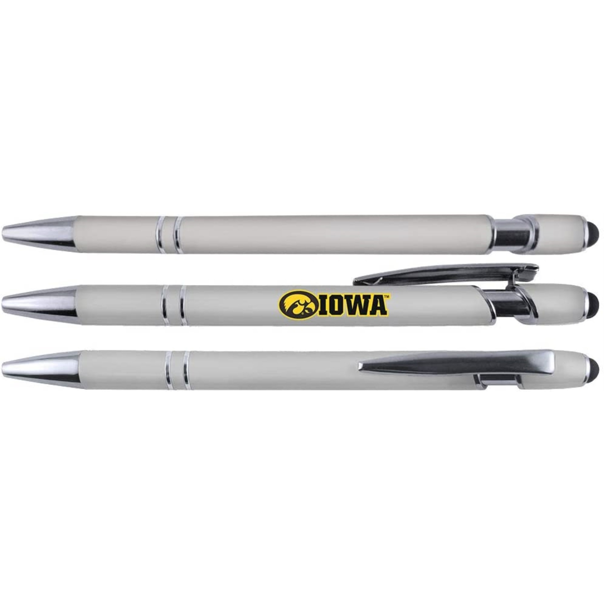 Iowa Haweyes Gift Set - Spiral Notebook and Comfort Feel Metal Pen (2339)