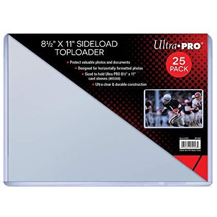 Toploader - 8-1/2x11 Side Load (25 per pack)