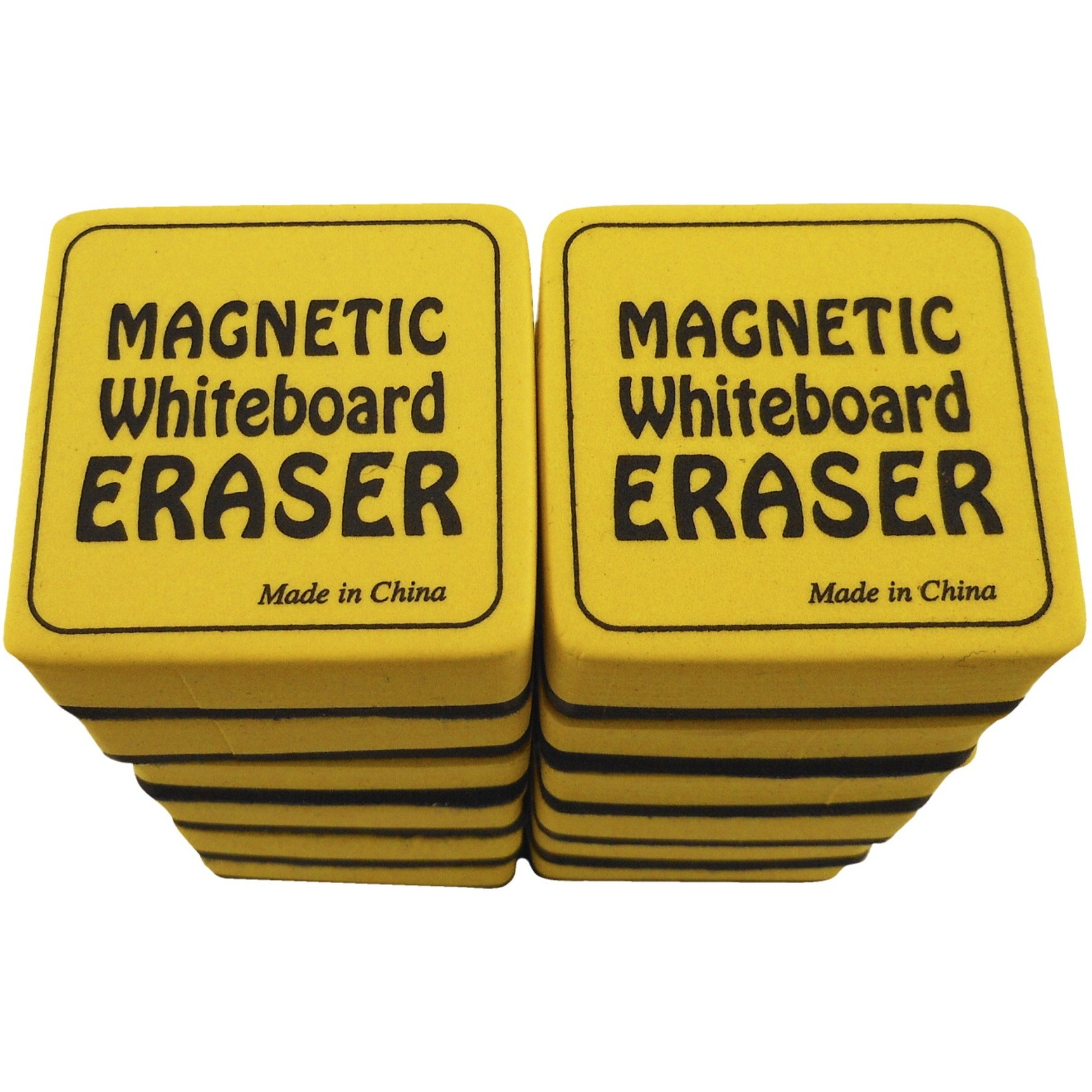 The Classics Magnetic Dry Erase Whiteboard Eraser, 2 x 2 Inches, Pack of 24