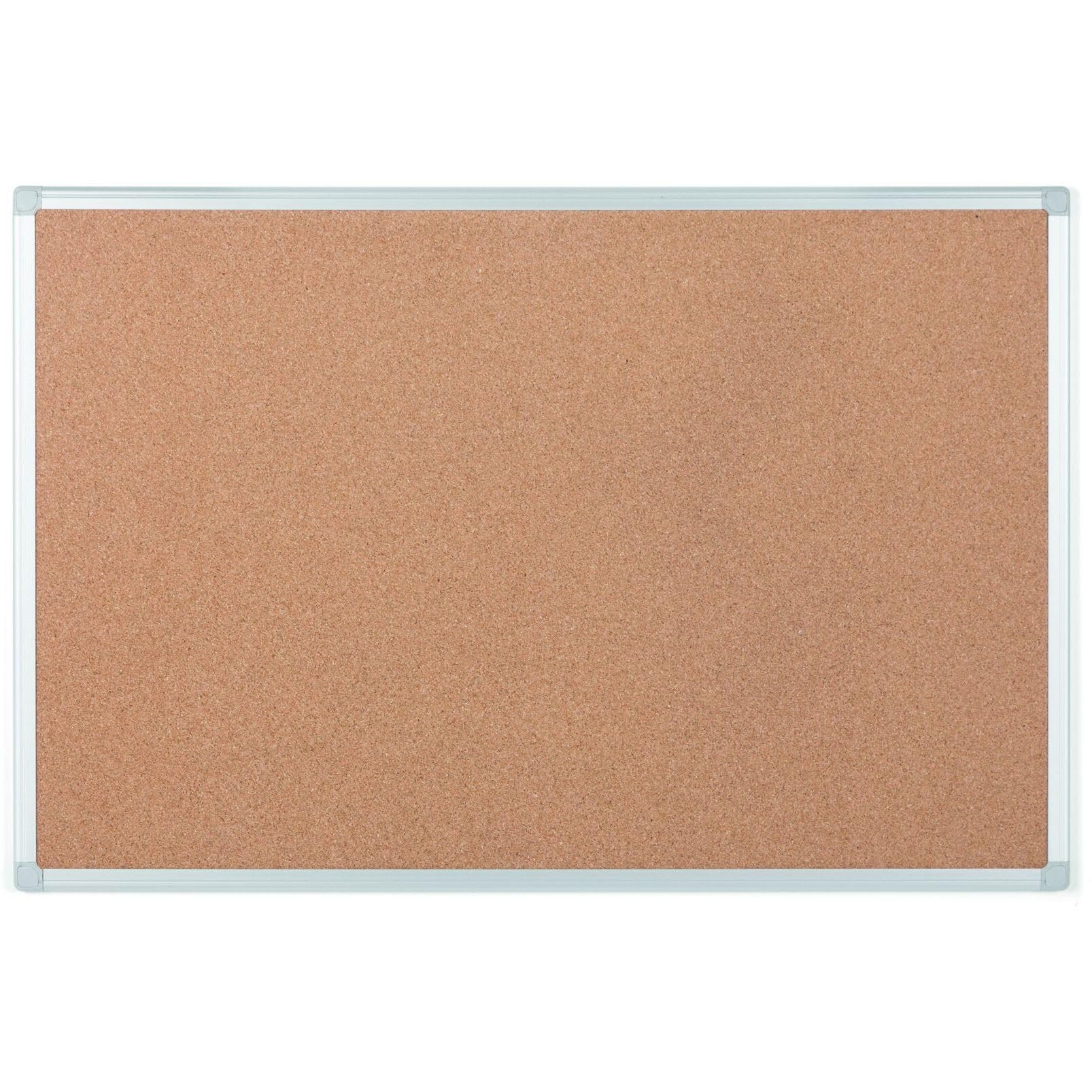 Ayda Cork Bulletin Board, 24" X 36", Aluminum Frame