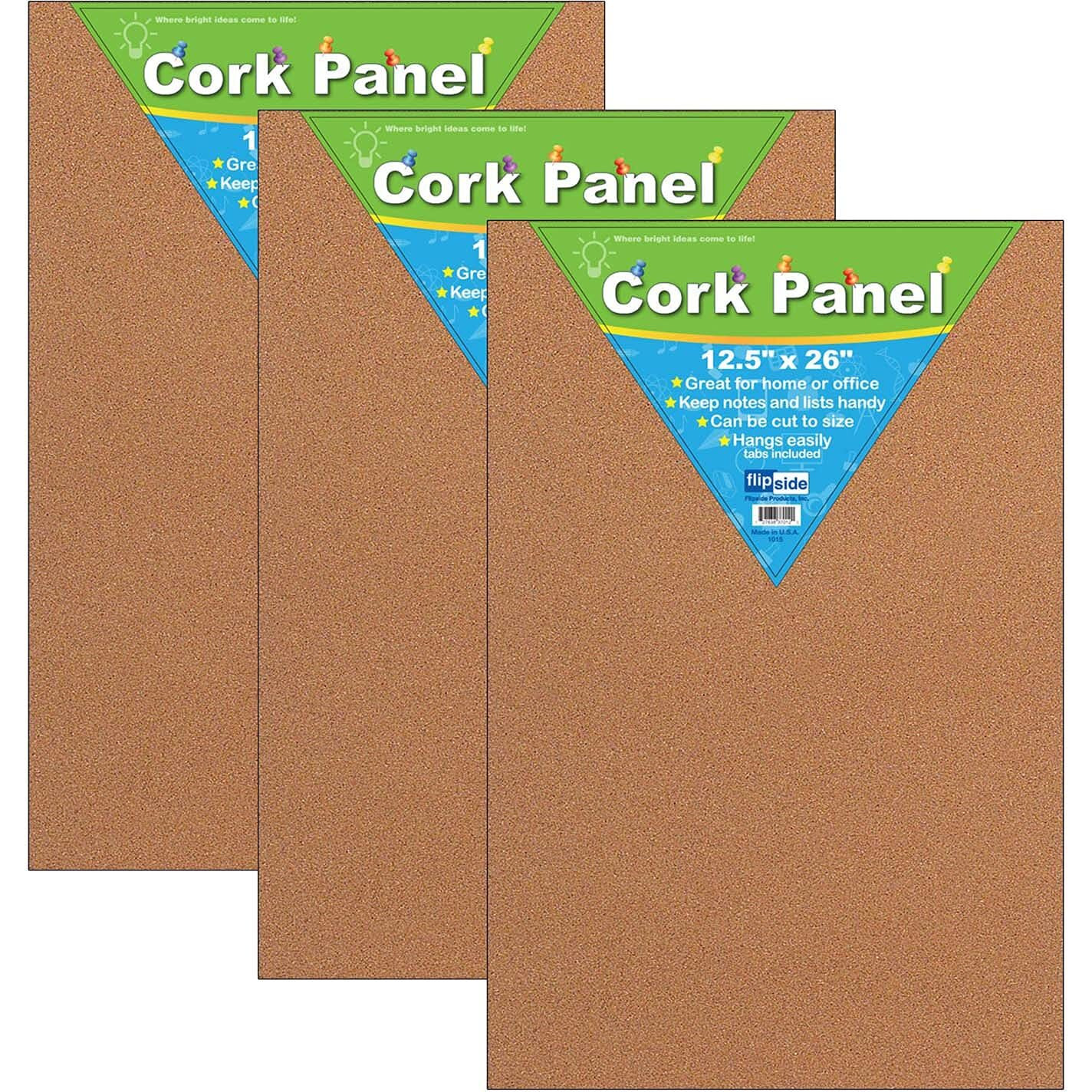 (3 EA) CORK PANEL 12.5X26IN
