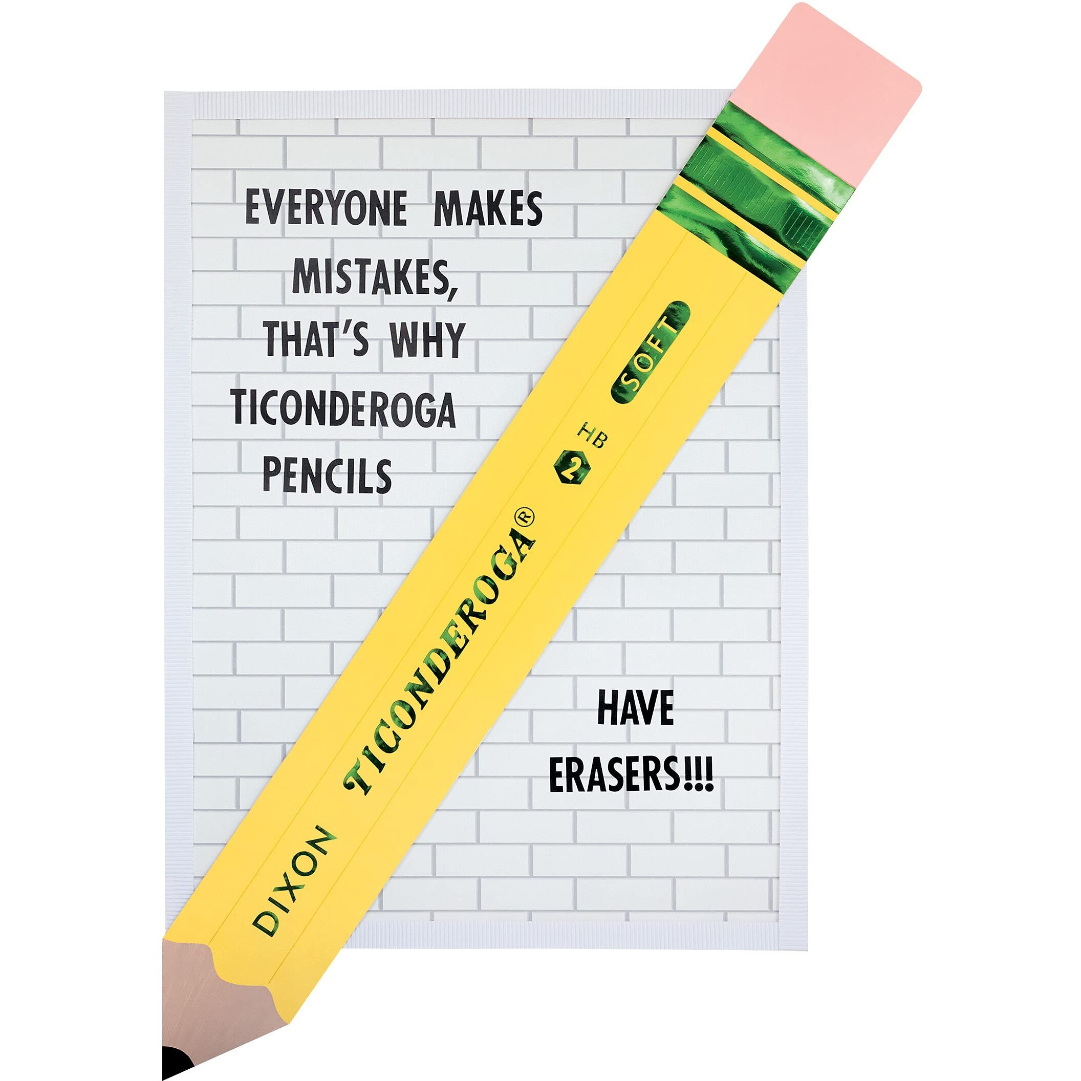 Bulletin Board Art Paper, White Subway Tile, 48" x 50', 1 Roll