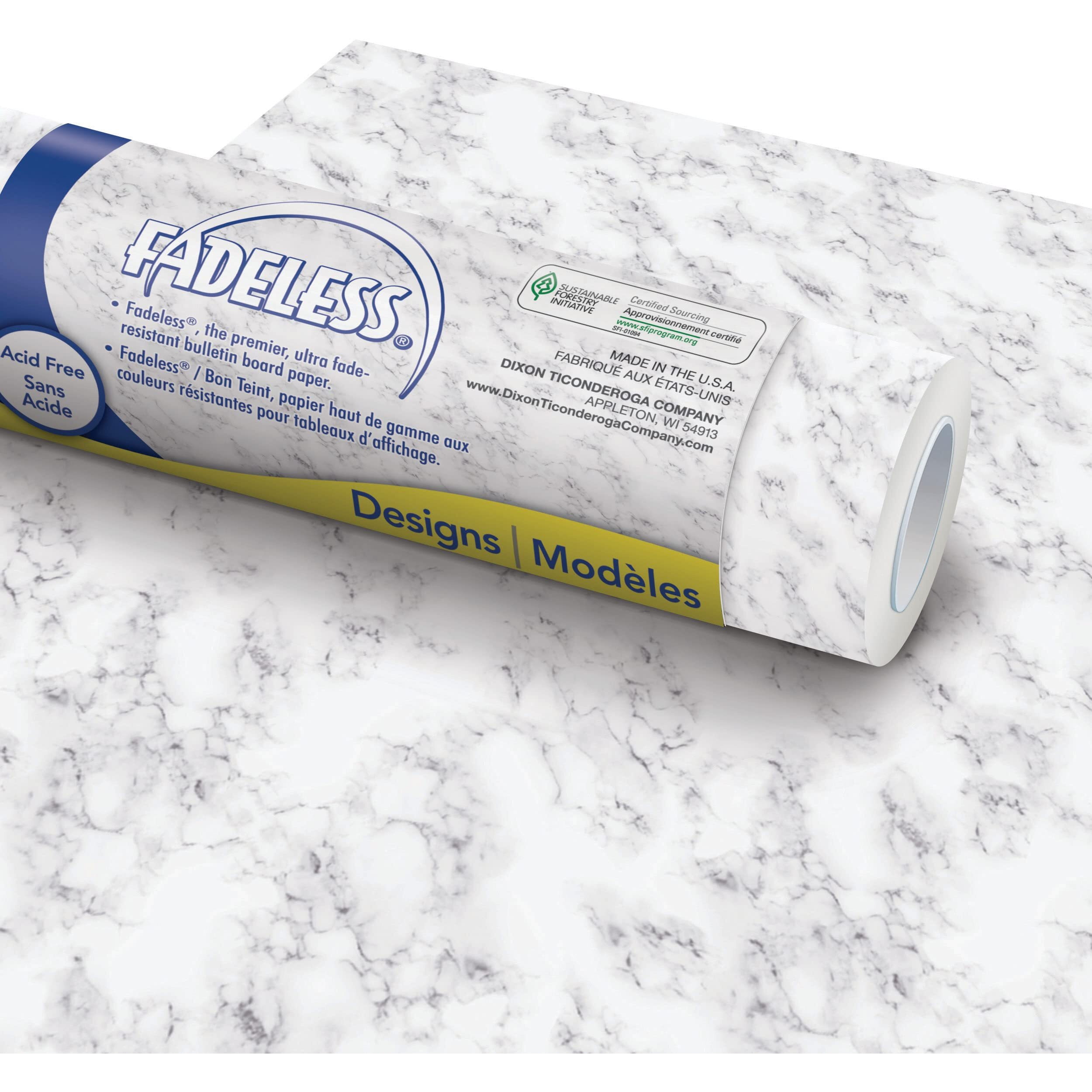 Bulletin Board Art Paper, Marble, 48" x 50', 1 Roll