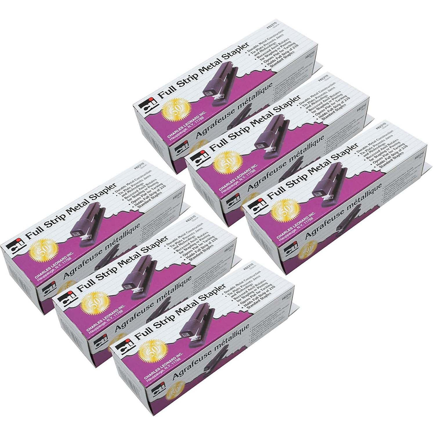 (6 EA) METAL STAPLERS FULL STRIP