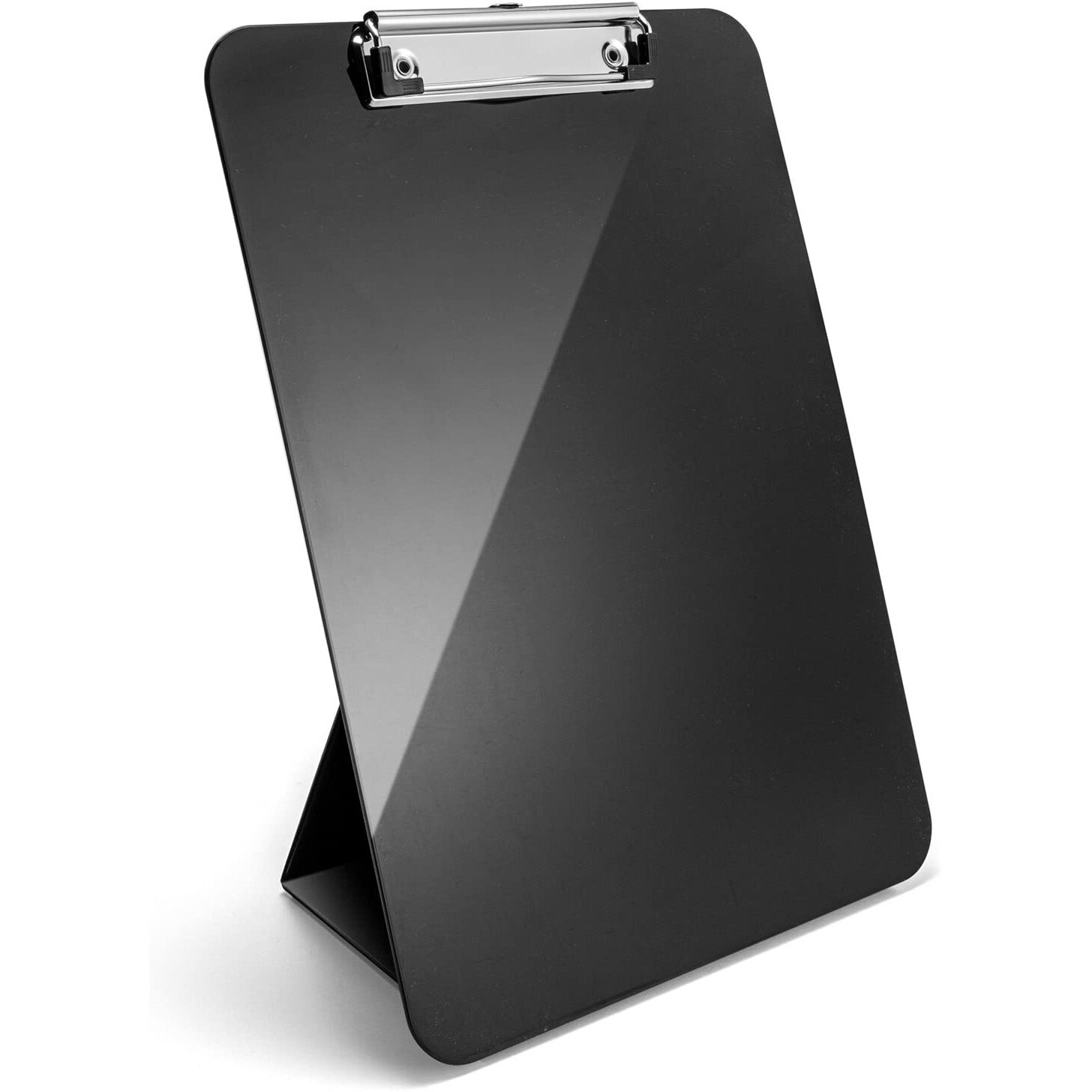 Officemate Easel Clipboard - Storage for Paper - Heavy Duty - Black - 1 Each