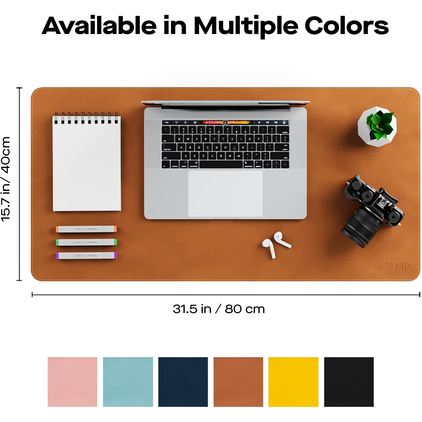 Mobile Pixels Desk Mat Brown