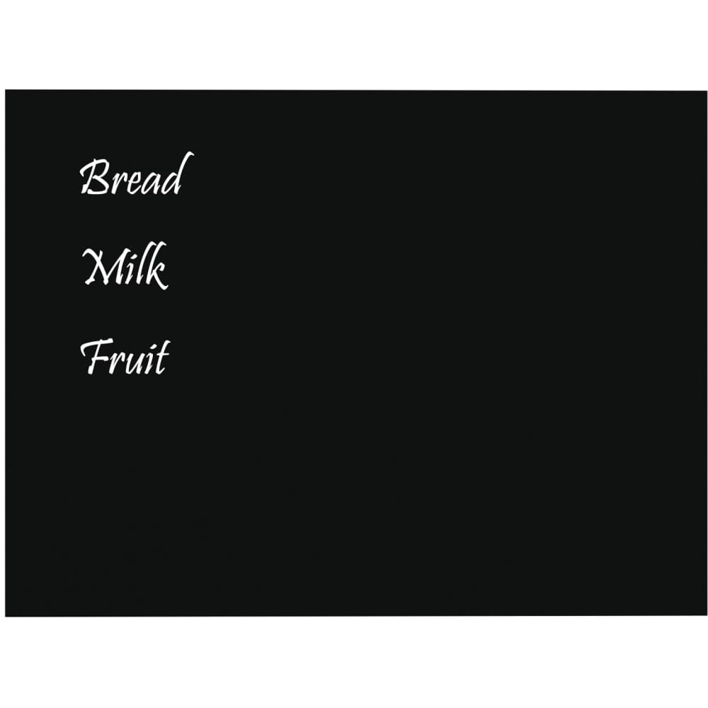 vidaXL Wall-mounted Magnetic Board Black 31.5&quotx23.6&quotTempered Glass