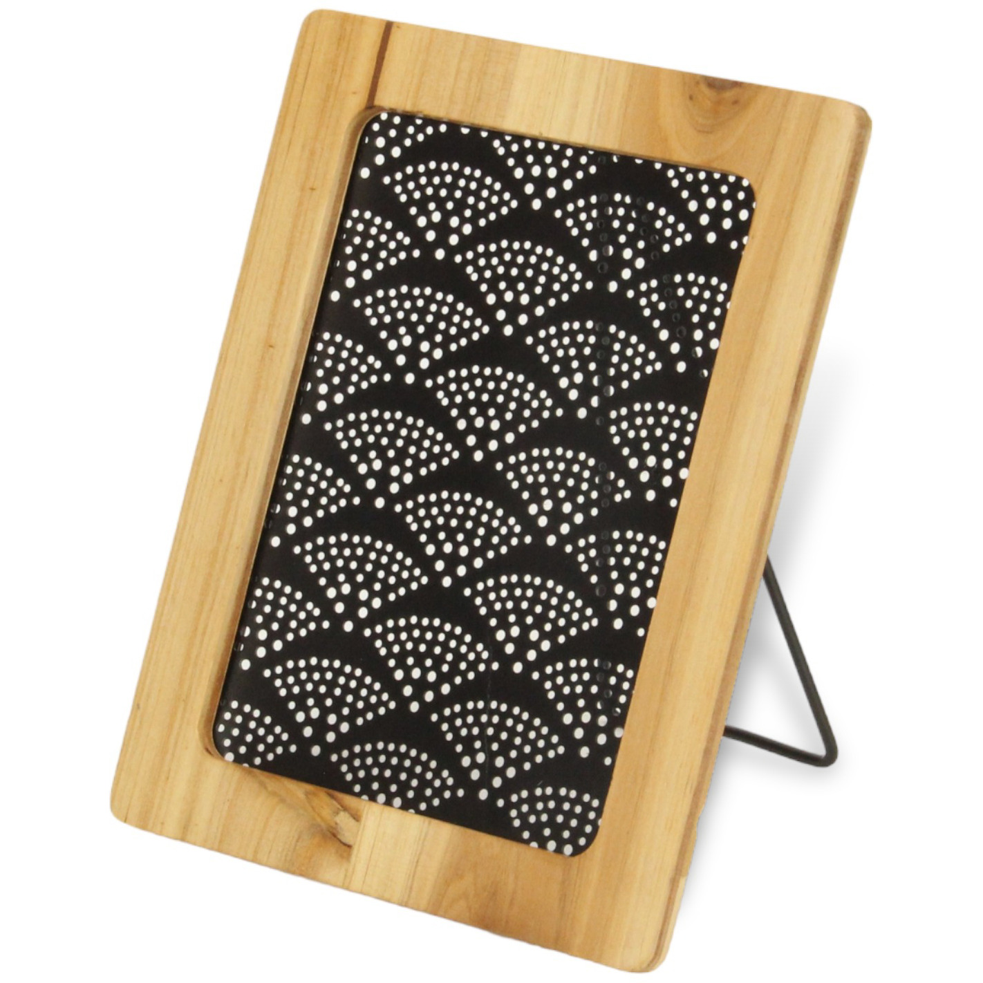 Merridew Wood Framed Metal Earring Hanging Table Easel