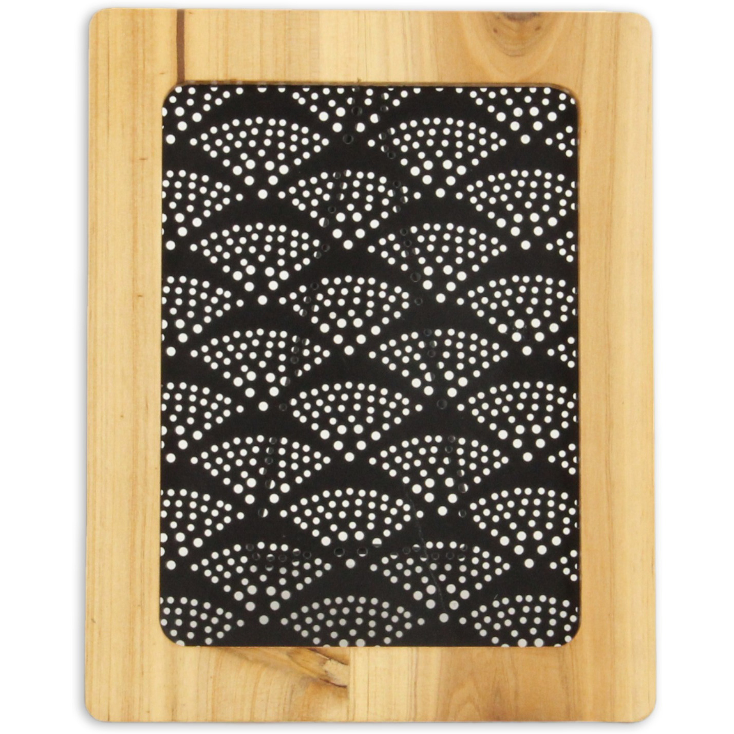 Merridew Wood Framed Metal Earring Hanging Table Easel