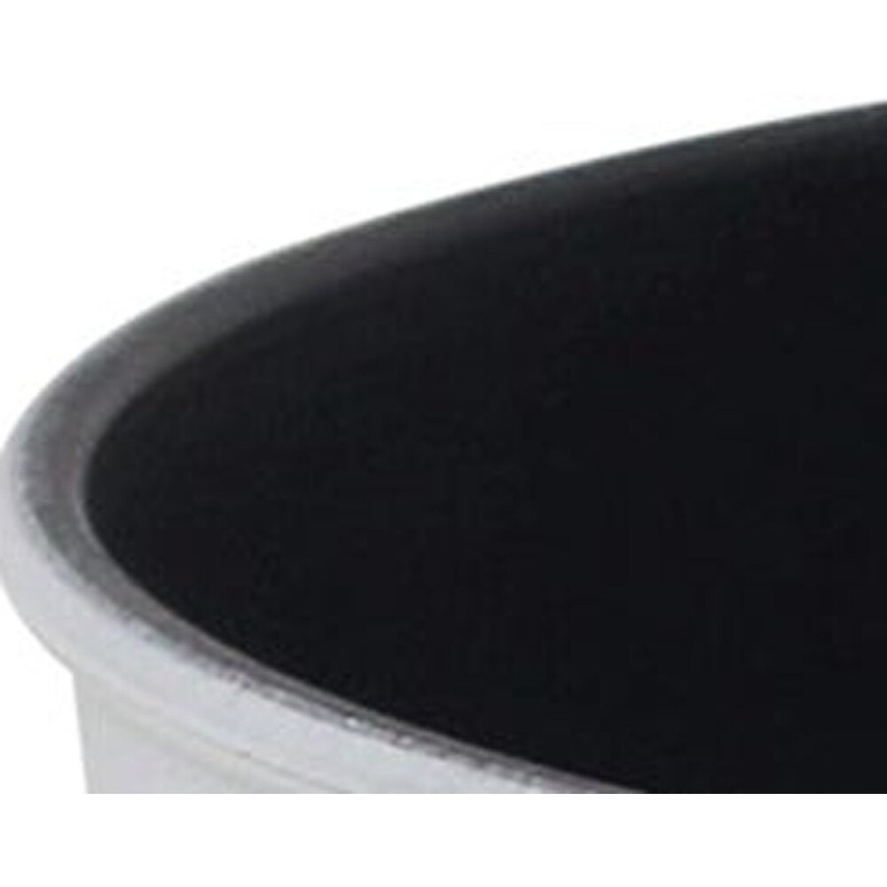 11" White Recycled Plastic Indoor Outdoor Round Pot Planter