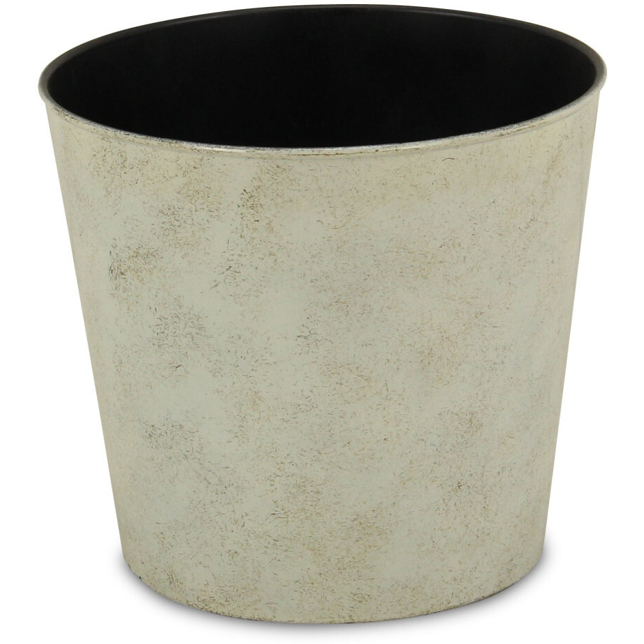 9" Gray Recycled Plastic Indoor Outdoor Round Nursery Pot