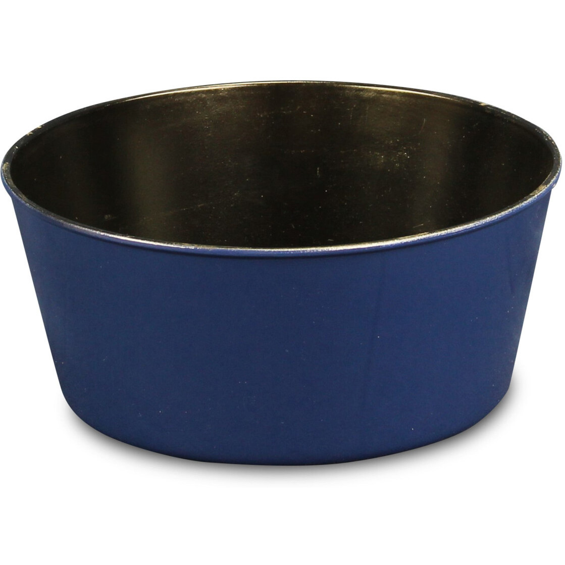 10" Navy Blue Recycled Plastic Indoor Outdoor Round Pot Planter