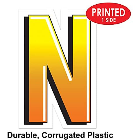 Plastic  N  Yard Sign