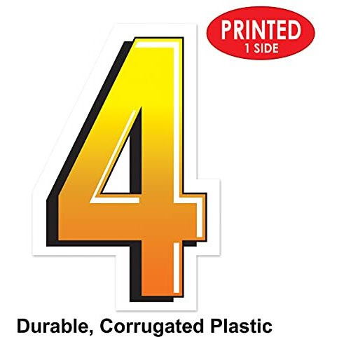 Plastic  4  Yard Sign