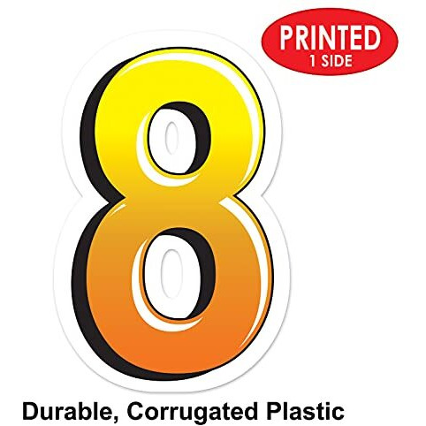 Plastic  8  Yard Sign