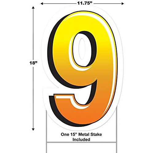 Plastic  9  Yard Sign