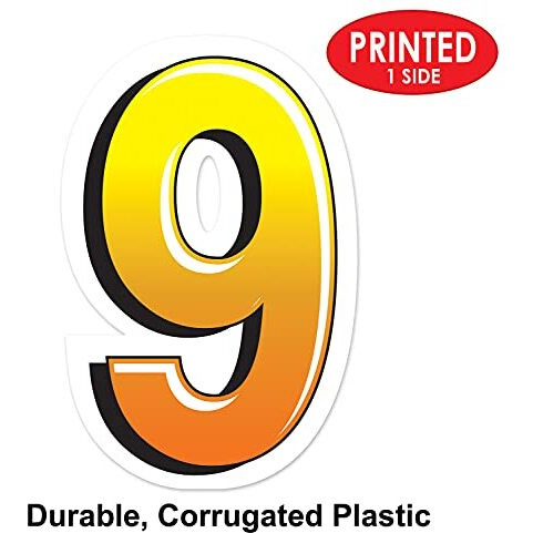 Plastic  9  Yard Sign