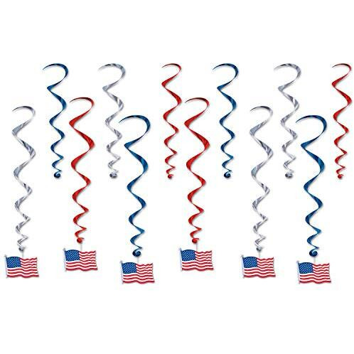 American Flag Whirls