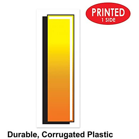 Plastic  I  Yard Sign