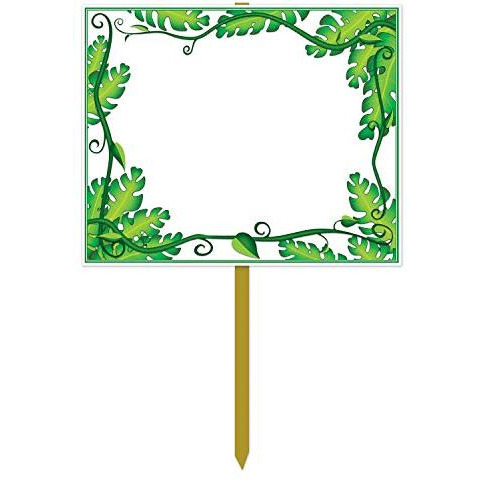 6-Pack Durable Jungle Yard Signs Add Wildness to Your Outdoor Space