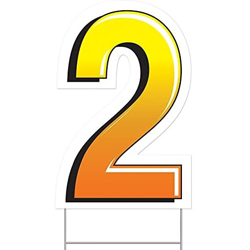 Plastic  2  Yard Sign