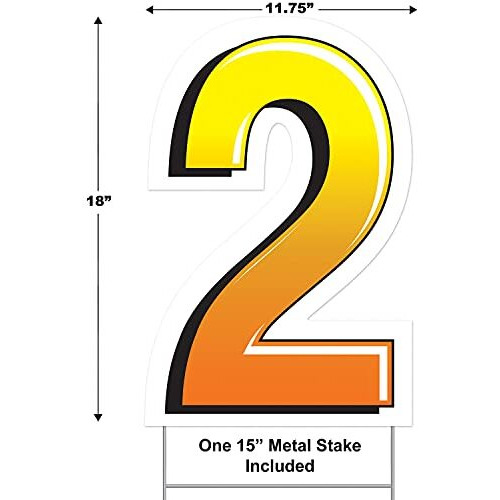 Plastic  2  Yard Sign