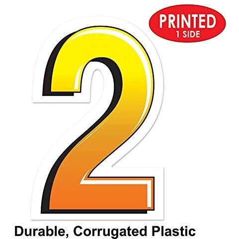 Plastic  2  Yard Sign