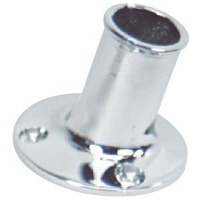 C.P. BRASS FLAGPOLE SOCKET  1-1/4'